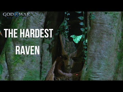 The Abandoned Village odin's raven location | Vanaheim | God of War Ragnarok 100%