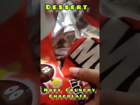 Opening Moby Crunchy Chocolate #asmrsound #moby #chocolate #yumm #viral #shorts