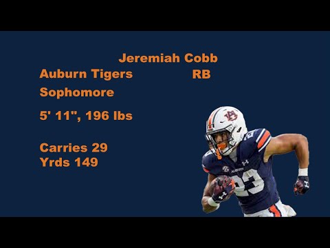 Jeremiah Cobb Auburn Tigers 2024 Highlights