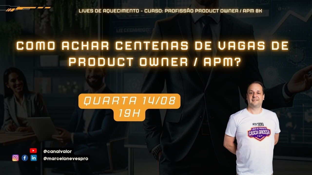 Descubra a forma certa de encontrar centenas de vagas de Product Owner/APM
