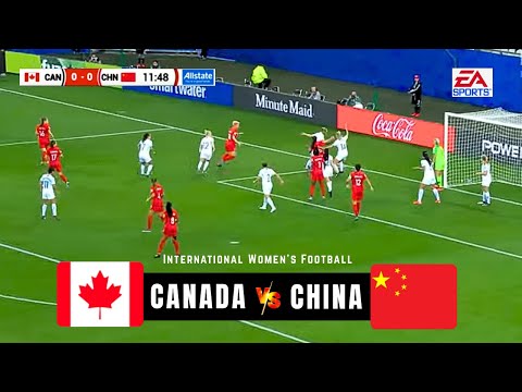 CANADA vs CHINA | Women's Friendly Football match on August 22, 2025 | FIFA 23 [Ultra HD] Gameplay
