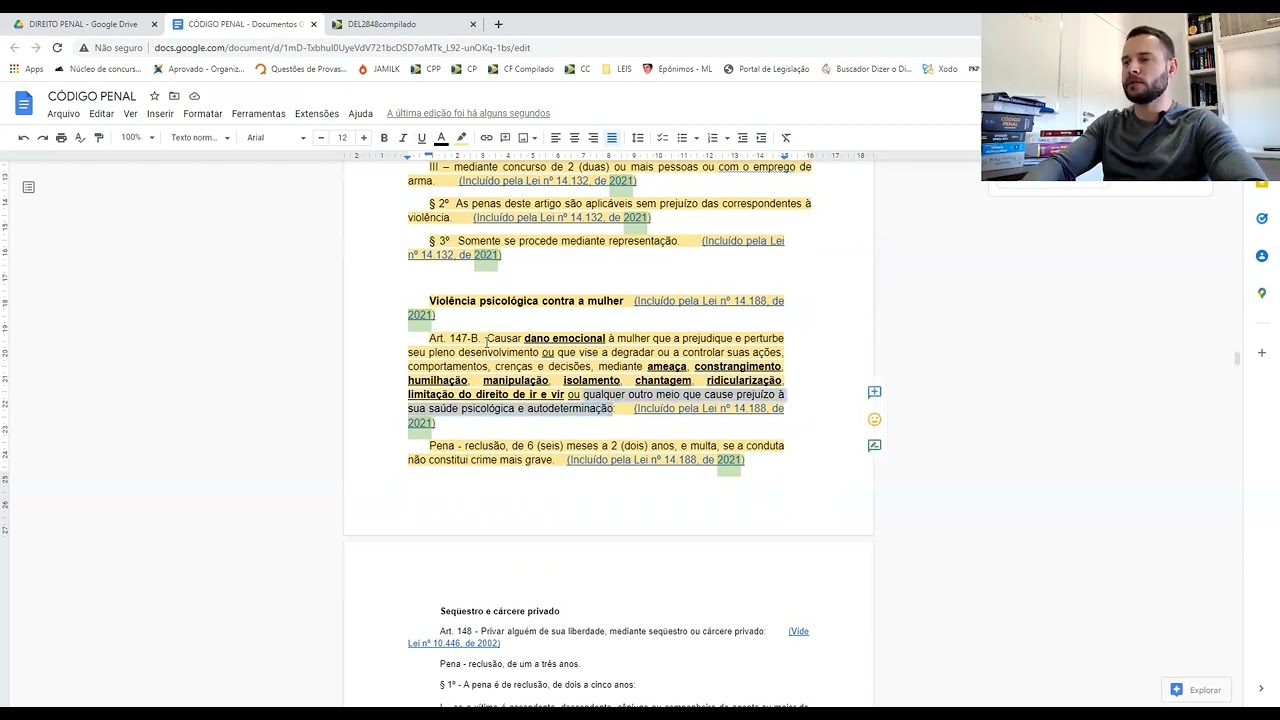 Como estudar a Lei Seca no computador.