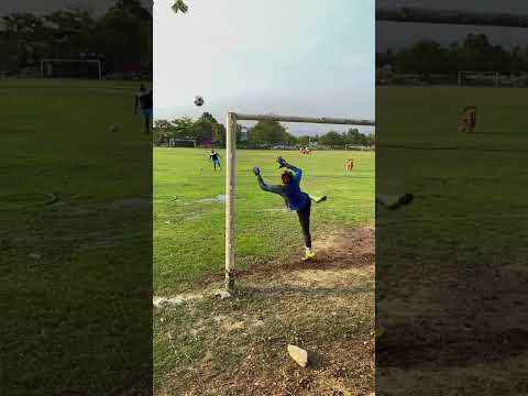 The best goalkeeper save in slow motion! 👏 (via balbuena.hdez10/IG) #shorts