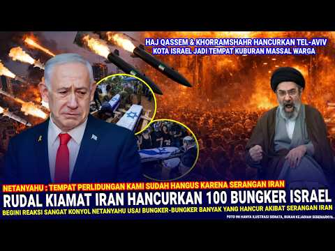 🔴 WARGA ISRAEL BERHANBURAN!! Netanyahu MERINTIH Usai Rudal Iran SERANG BUNGKER Israel & 530 Warganya