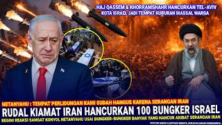 Download lagu 🔴 MAYAT-MAYAT BERHANBURAN !! Netanyahu MERINTIH Usai Rudal Iran SERANG BUNGKER Israel & 530 Warganya mp3