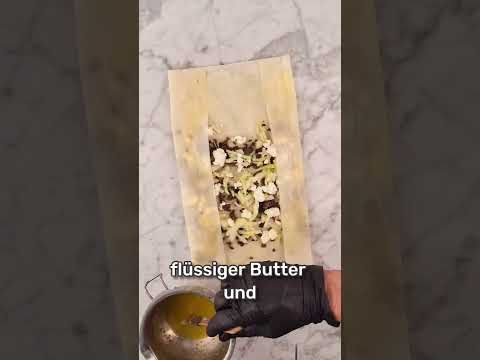 Rezept für knusprige Börek mit Hack& Weißkohl 