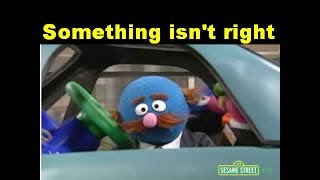 Sesame Street One of These Things Not Like The Other TUNER CAR EDITION