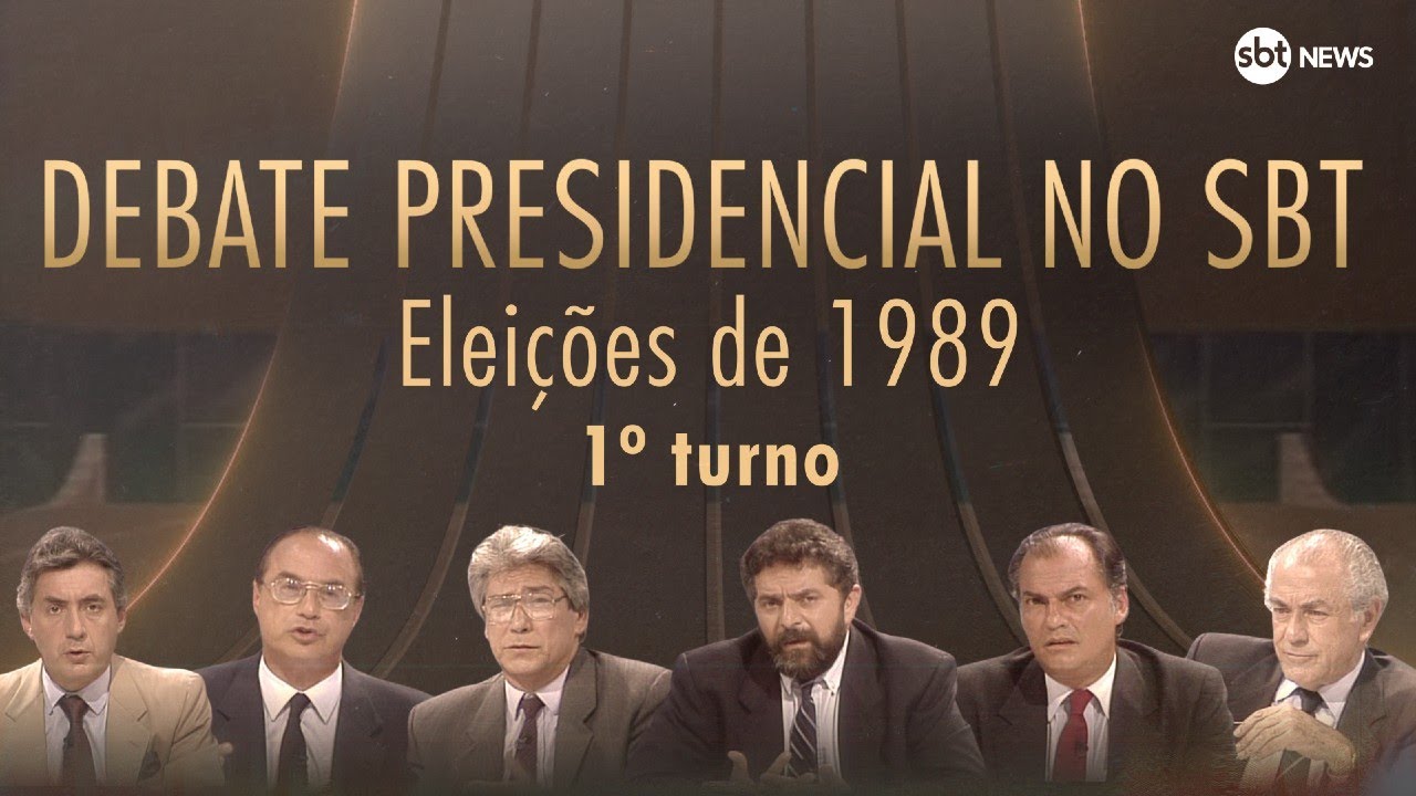 A Hora da Decisão: reveja o 1º turno do debate presidencial de 1989 no SBT