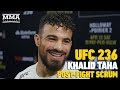 UFC 236: Khalid Taha Believes T.J. Dillashaw's Wins Over Cody Garbrandt Should Be Overturned