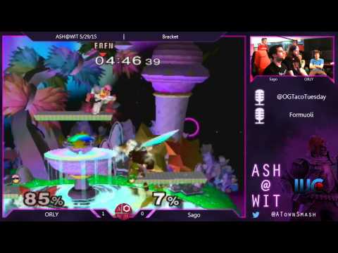 Melee Bracket ASH@WIT 5/29/15 - ORLY (Falcon) vs Sago (Marth)