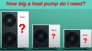 How big a heat pump do you need? A simple Rule of Thumb.