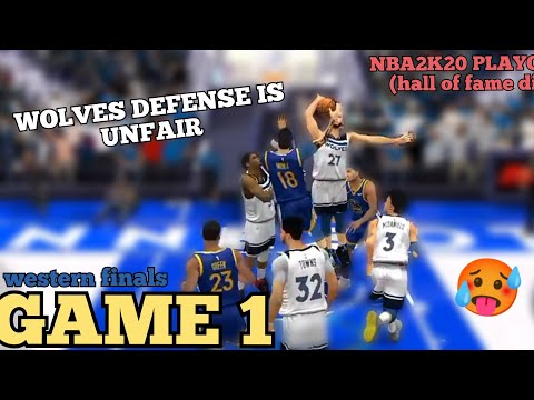 GAME 1 westernfinals!(NBA2K20 MYCAREER)ep28