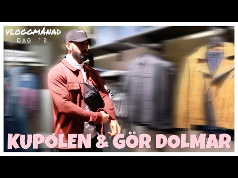 Vloggmånad dag 12: GÖR VEGANSKA DOLMAR & SHOPPAR PÅ KUPOLEN