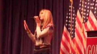 Carissa Amberly singing for Congressman Louie Gohmert AGE 14