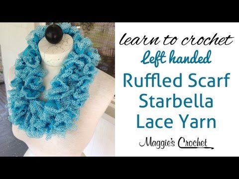 Starbella Lace Ruffled Scarf Left Handed with Maggie Weldon