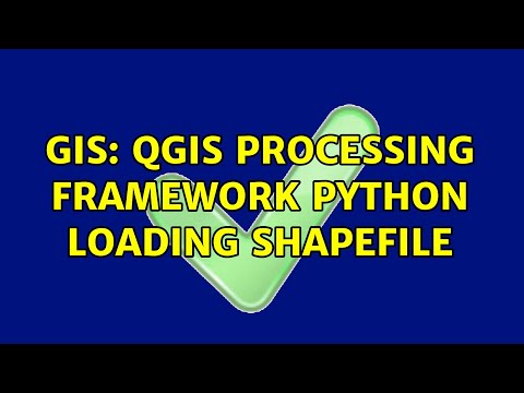 Gis Qgis Processing Framework Python Loading Shapefile