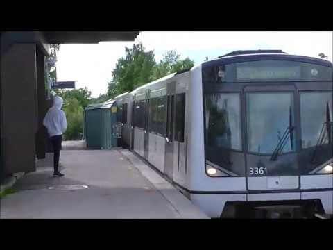 Oslo-Viken T-bane - Linje 5: Berg T-banestasjon 05-2017 [HD]