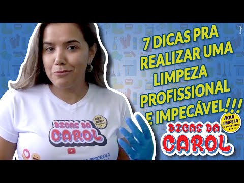 7 dicas pra realizar uma limpeza profissional e impecável! ✨