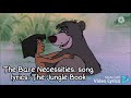 The Bare Necessities Song Lyrics The Jungle Book