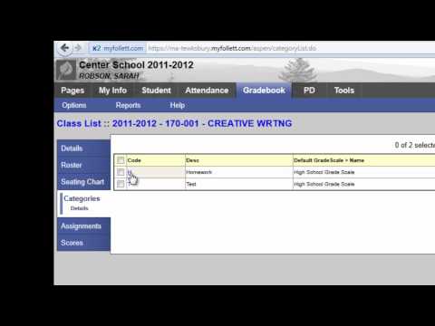 X2 Gradebook Tutorial