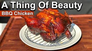 SMOKED TO PERFECTION Old School BBQ Whole Chicken Recipe!