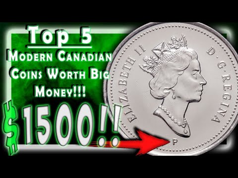 Top 5 Most Valuable Modern Coins - Rare Canadian Coins in Your Pocket Change