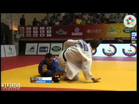 Judo Grand Slam Baku 2013: Martin PACEK (SWE) - Yauhen BIADULIN (BLR) Bronze [-100kg]