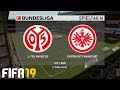 ⚽ FIFA 19 Bundesliga 1. FSV Mainz 05 : Eintracht Frankfurt 🏆 Gameplay Deutsch Livestream