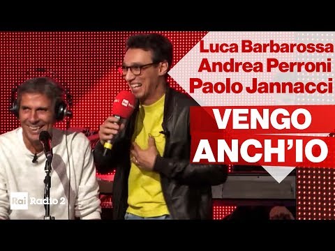 Paolo Jannacci, Luca Barbarossa e Andrea Perroni cantano "Vengo Anch'io" a Radio2 Social Club