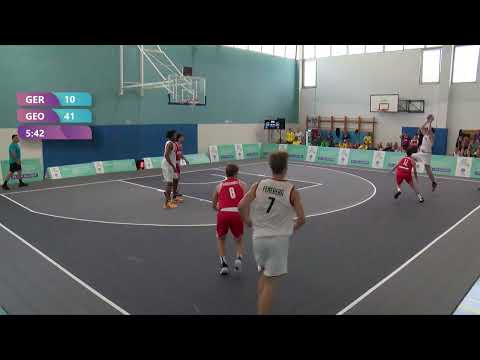 EYOF MARIBOR DAY 2 BASKETBALL GAME 8 BOYS GER - GEO