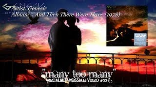 Many Too Many - Genesis (1978) 2007 SACD FLAC Remaster 1080p Video ~MetalGuruMessiah~