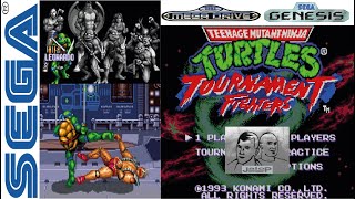 TMNT Tournament Fighters Genesis/Mega Drive - C&M Playthrough