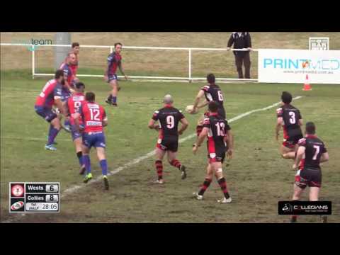2016 ICRL Round 8 1st Grade Highlights - Western Suburbs Devils v Collegians