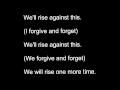 While she sleeps-Crows lyrics