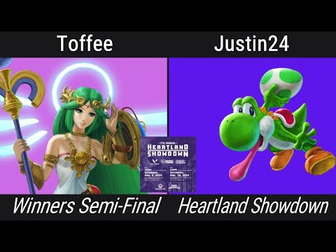 Heartland Showdown 2024 Winners Semis - Toffee (Palutena) vs Justin24 (Yoshi) - Side Stream