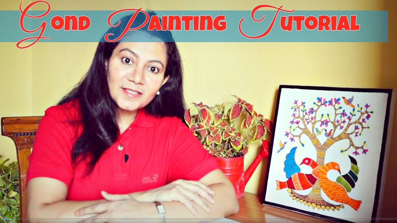 gond painting tutorial for beginners by disha mishra dubey