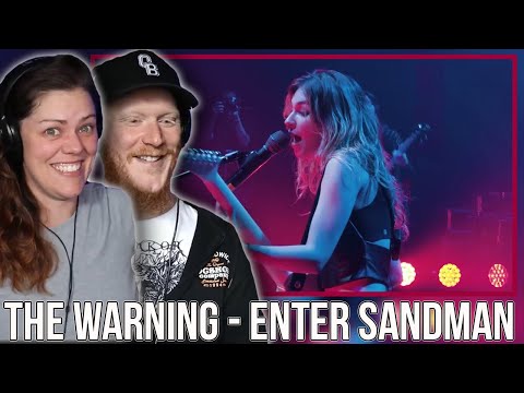 COUPLE React to The Warning - ENTER SANDMAN Live at Teatro Metropolitan | OFFICE BLOKE DAVE