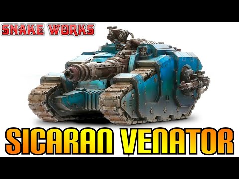 Sicaran Venator Tank Destroyer Lore and Background - Space Marines - Horus Heresy - Warhammer 40000