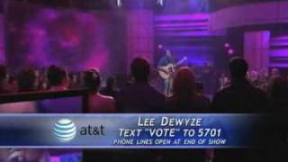 Lee DeWyze  Fireflies - Performances - American Idol.flv