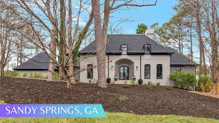 Fully Renovated French Manor Home w/ Secret Room + Hidden Treasures + Pool FOR SALE North of Atlanta