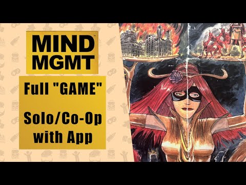 Mind MGMT Full “Game” Session | Solo/Cooperative modes WITH App