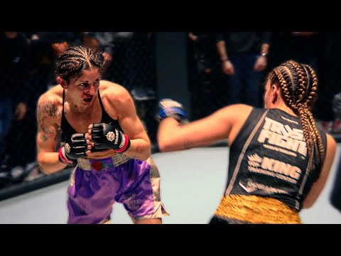 Exciting FEMALE FIGHT - Mireia "The Good Girl" VS Luvi "Sparks" | Dogfight Wild Tournament