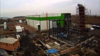 preview picture of video 'Straw Powerplant Kutná Hora Czech Republic - BFS Energo - spalování slámy'