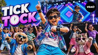 Funky Baby Dance - Tick Tock (Music Video 4k HD)