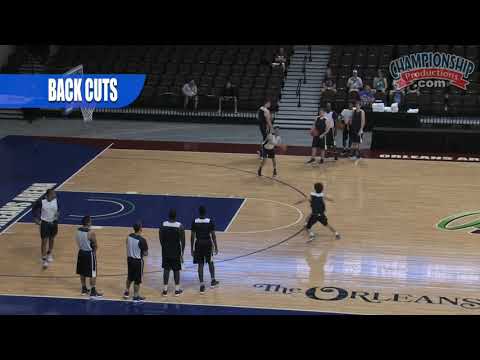 Back Cutting Drill for the Positionless Motion Offense!