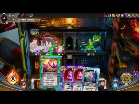 Monster Train Divinity Cov 25 PinkX/RedX - Reloading a million times to beat Stealth Boss, sick!