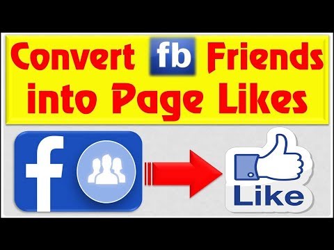 How to Convert Facebook Profile ID (Friends) into Page Likes Video