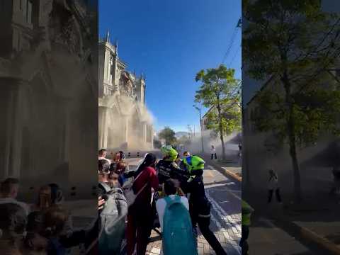 Church partially collapses during earthquake in Colombia