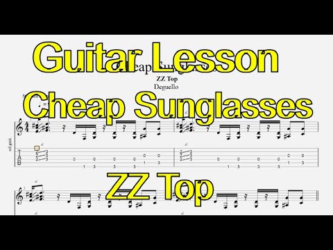 Cheap Sunglasses - ZZ Top - Guitar Lesson