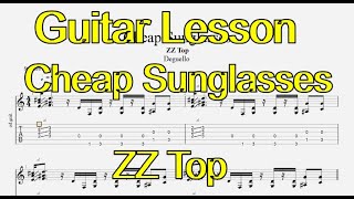 Cheap Sunglasses - ZZ Top - Guitar Lesson